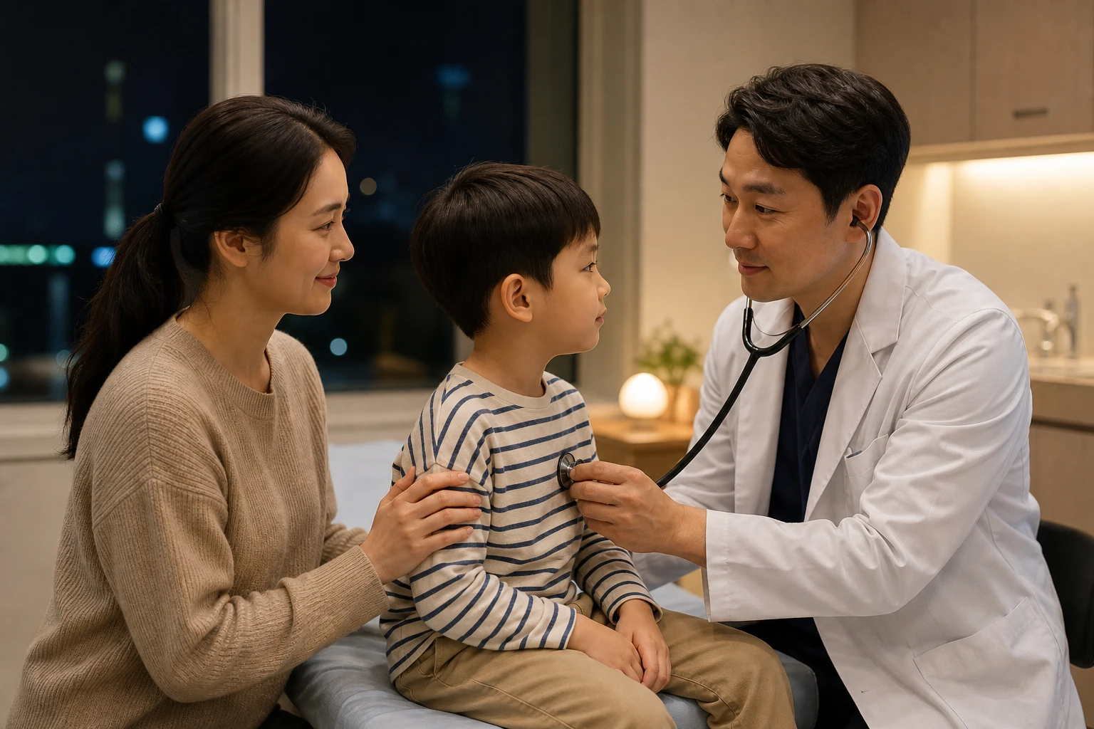 야간 치과 이용 상황 안내
